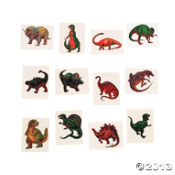 Bulk Dinosaur Tattoos<br>72 piece(s)